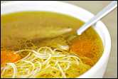 Chicken soup (rosół z kury)