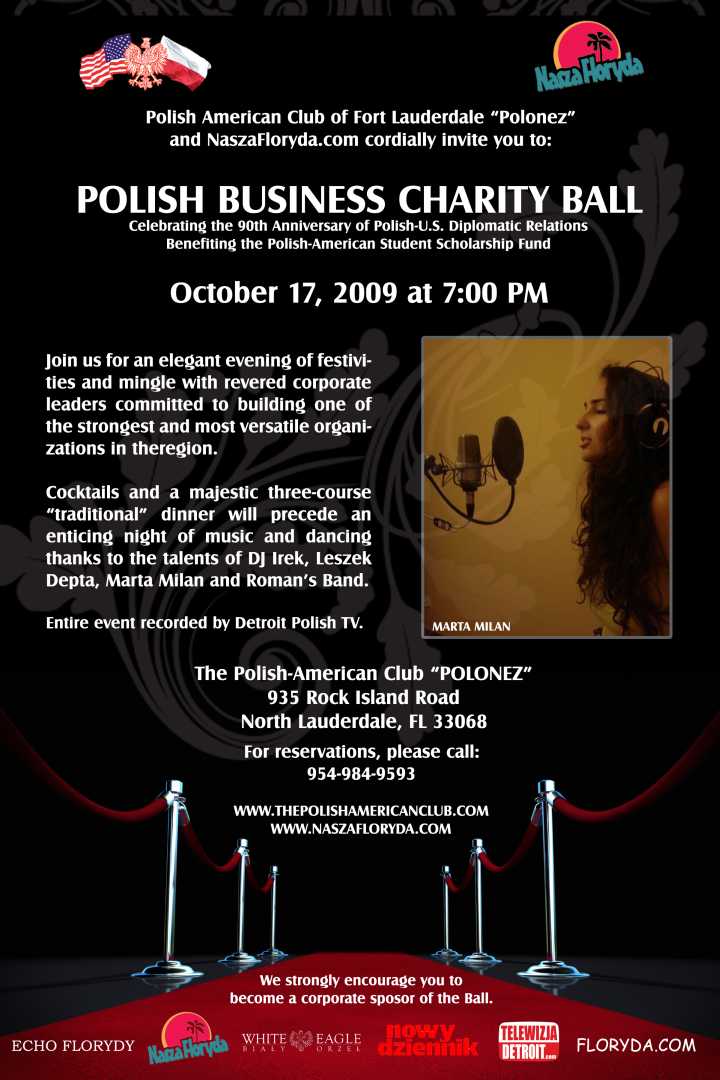 Polish Business Charity Ball 2009 in Florida